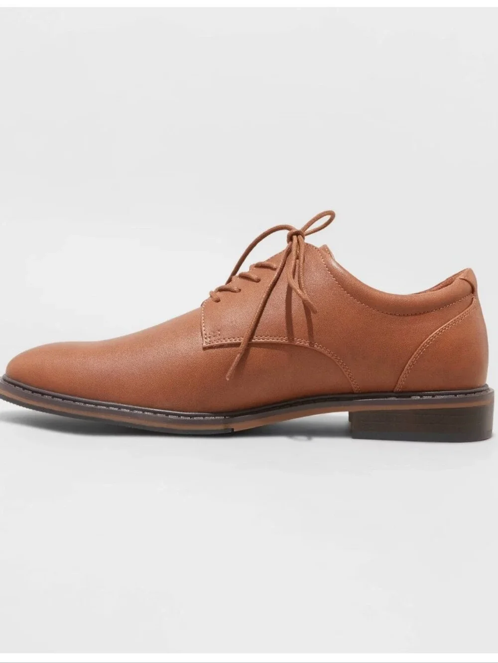 Men's Leo Brown Dress Shoes with Memory Foam Insole - Goodfellow & Co - Target